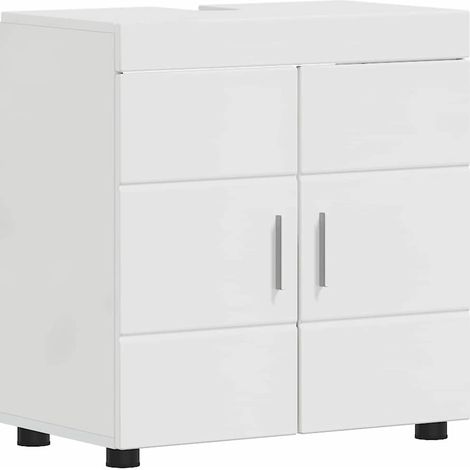 Ensemble de Meubles de Salle de Bain TULUM Blanc brillant CFW633983 (1/5)