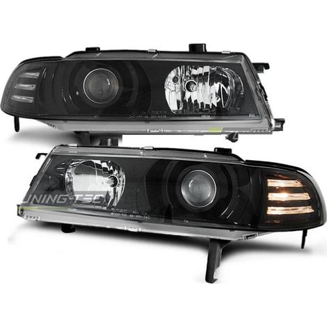 Paire de feux phares Honda Prelude 92-97 noir-27361407 (1/2)