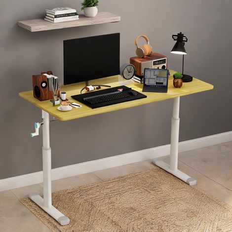 Bureau réglable en hauteur pour enfant et adulte compact table (1/5)