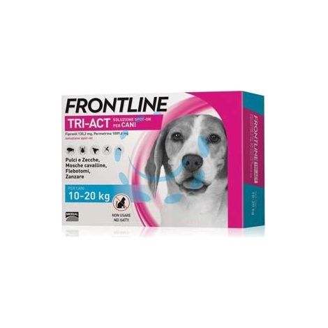 FRONTLINE TRI-ACT SPOT-ON PER CANI "M" - in confezione da 3 pipette
