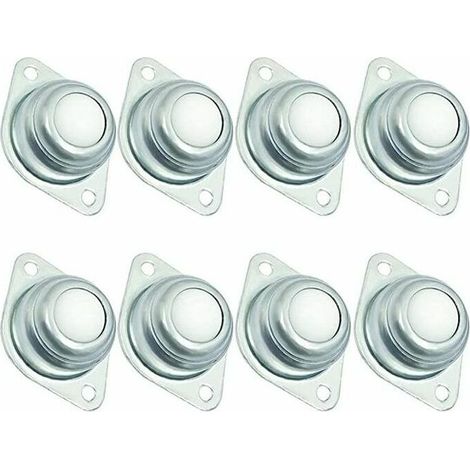 8 Pieces Transfer Ball Casters Furniture Casters Nylon Transfer Casters Transfer Units for Transfer or Transport Device Furniture Luggage Sled Pulley (1/5)