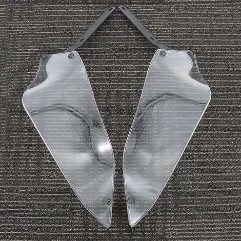 Déflecteurs latéraux de vent pour pare-brise avant de moto Ducati Desert X Desertx 2022-2023 - Transparent (1/5)