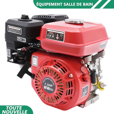 4000W 4 temps 7.5HP Go Kart moteur 212CC tirer démarrer industriel grade OHV refroidi à l'air moteur d'arbre horizontal à cylindre unique (1/5)