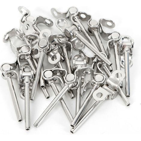 High-quality accessories for cable railings made of cast stainless steel, connectors/fasteners, ship and boat accessories, M2 connectors
