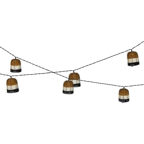 Lumineo Solar Party-Beleuchtung Lampions 3 farbig Ø 6 L: 210 H: 6,5  warmweiß (1/2)