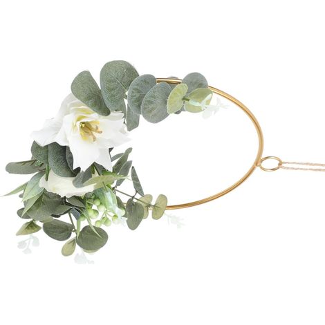 artificielle suspendue en fer et PE au design naturel