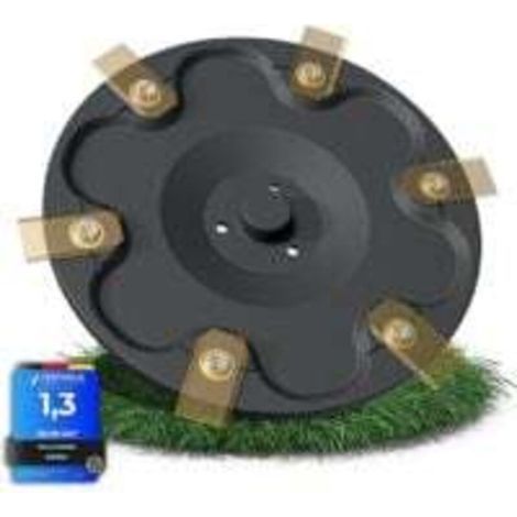 Disque de coupe 6 lames compatible avec les tondeuses robotisées Segway Navimow i105E, i108E et i110n - Disque de coupe haute qualité pour 6 lames (pour série I avec lames et vis)
