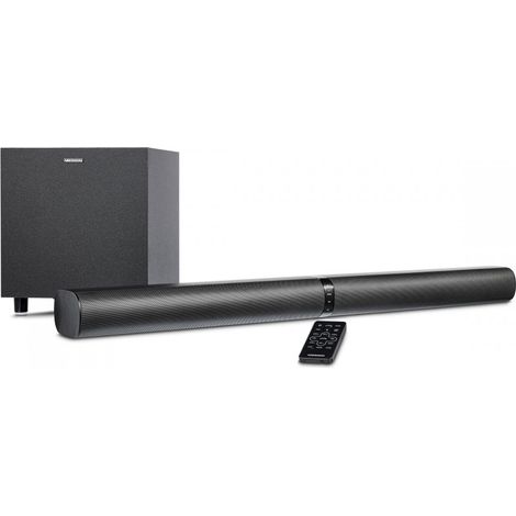 Soundbar 2.1 - MEDION - 2x30W RMS + Sub 60W RMS - Kabelloser Subwoofer