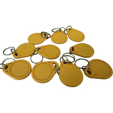 Badges 13,56MHz RFID 1K Contrôle Accès Écoles Campus Couleur Verte Lot‑100 (1/3)