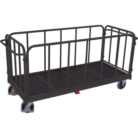 Cordes Vierwandwagen mit senkrechten Streben RAL 7016 (1/4)