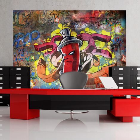 Papier Peint "Graffiti Monster" 70 x 100 cm (1/2)