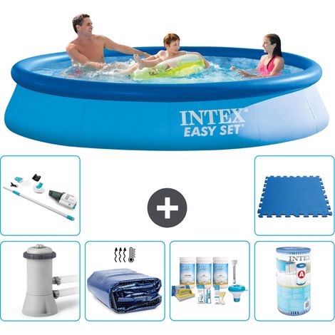 Intex Piscina Easy Set Rotonda - 366x76 cm - 8-pezzi S41049 (1/5)