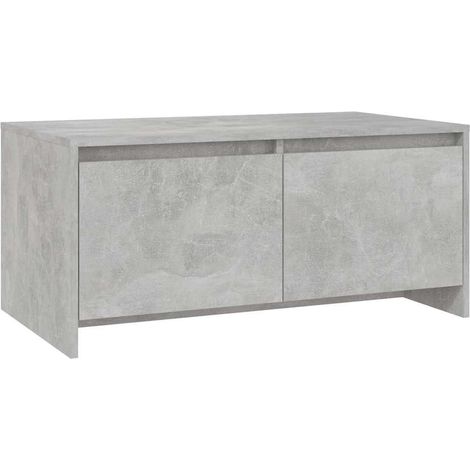 Maison Exclusive - Tavolino da Salotto Grigio Cemento 90x50x41,5 cm in Truciolato (1/5)