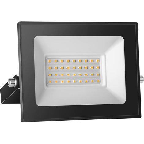 Projecteur LED Extérieur 12V DC, 30W 3000LM, Blanc Chaud 3000K Spot LED Extérieur, IP65 Étanche Luminaires et Éclairage pour Entrée Terrasse Jardin Cour (1/5)