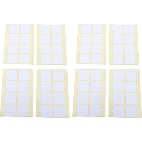 Lot de 200 autocollants doubles faces 25x25mm transparents pour panneaux acoustiques mousse forte adhérence amovibles sans trace (1/5)