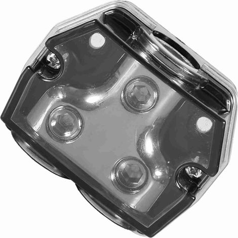 Distribuidor de potencia para audio de automóvil, 1 entrada 0GA / 2 salidas 0GA