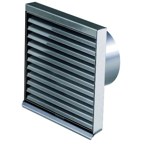 Wetterschutzgitter Edelstahl einfach - Pluggit WSG125/150/180-1