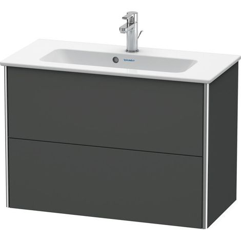 Duravit XSquare Mueble de pared compacto 81,0x38,8 cm, 2 cajones, (1/3)