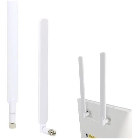 4G LTE Blue Band Wi-Fi Antenna, SMA Connector, 10 dBi, 10 V, compatible with 4G LTE routers B593s-850, B880, B890, B310 and B593, mobile camera extension, PC Wi-Fi card, white (1/5)