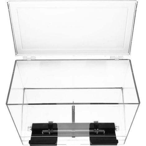 Porte-pailles en Acrylique Transparent pour Armoire, Distributeur de Pailles à Boire et Agitateurs, Organiseur de Comptoir Cuisine pour Restaurant, Bar à Thé et Smoothie, Rangement (1/5)