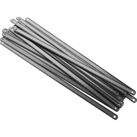 25pièces Lames de Scie Métaux Flexibles Double Face Lames de Rechange Pratiques pour Scie à Main Dents Fines pour Découpe Précise et Métal (1/5)