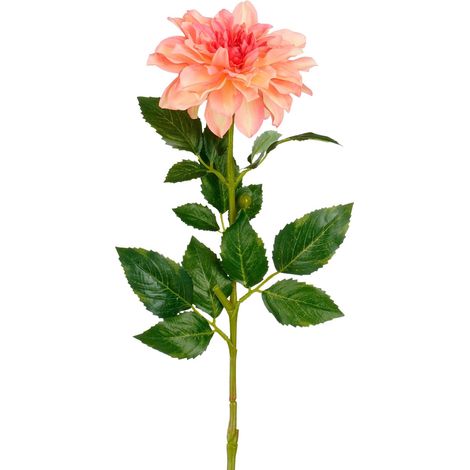 Mica Decorations künstliche Blume Dahlie lachs 59 cm