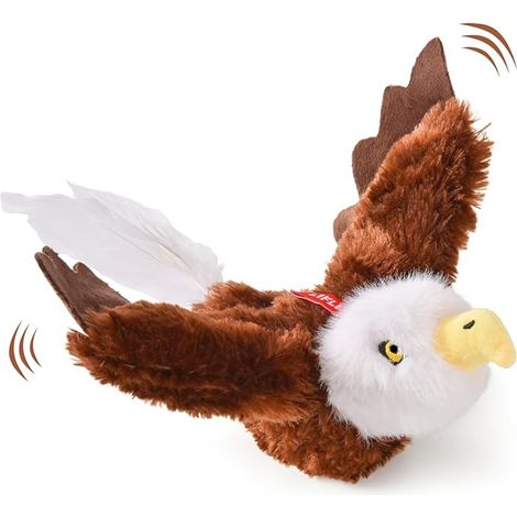 Cat Toy, Cat Toys for Indoor Cats, Catnip Toys, Touch Activated, Eagle Eagle (1/4)