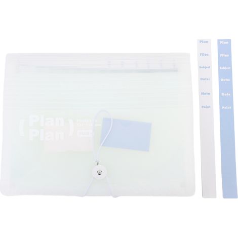 Irovami Organiseur accordéon 25 pochettes – A4/Lettre, blanc – Idéal pour maison, école, bureau (1/5)