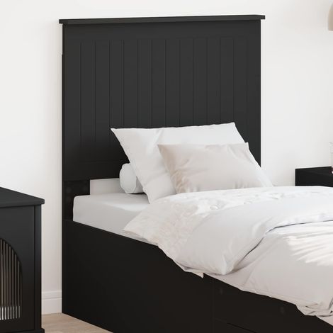 Tête de lit avec tête de lit Chêne noir 75 cm Bois d'ingénierie vidaXL