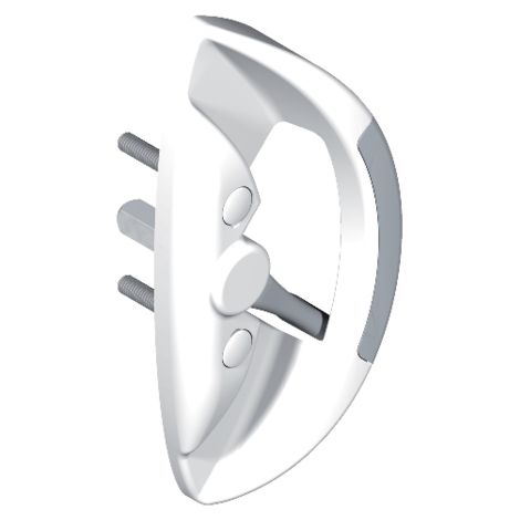 La Croisee Ds – Poignée butée fut centre 5564 pour profils 32 à 42 mm – Carré 7 mm – Entraxe 43 mm – 556436