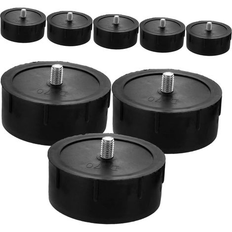 Pack of 8 Replacement Parts for Scratching Post End Caps DIY Cat Tree Accessories for Repair and Stabilisation of Furniture (1/5)