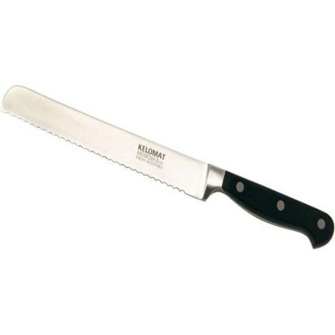 Coltello da pane Kelomat seghettato 20 cm professionale forgiato (1/2)