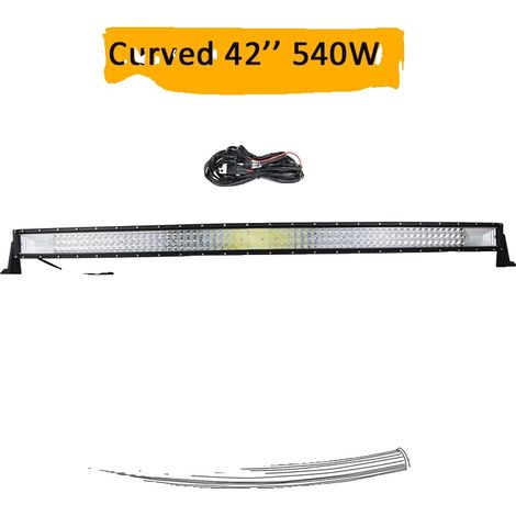 Barra de luz LED, diseño curvo, múltiples opciones de longitud. (1/2)
