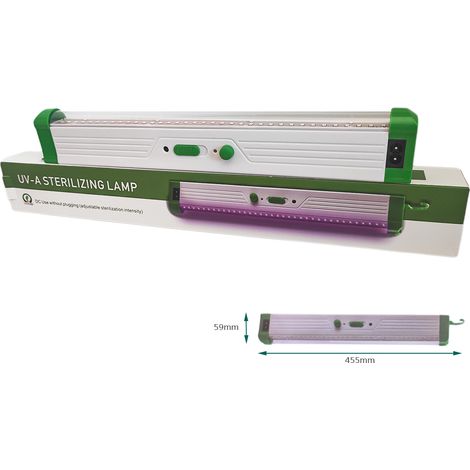 Lampada Plafoniera Led Germicida UV-A Sterilizzazione Disinfezione Antibatterica 4W Ricaricabile Con Gancio Ultravioletta Niente Danni Umani (1/3)