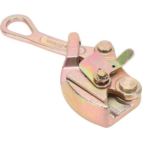Pince à câble 2T pour redresser et tendre fils métalliques 4-22mm, câble en acier torsadé, outil de traction à mâchoires (1/5)