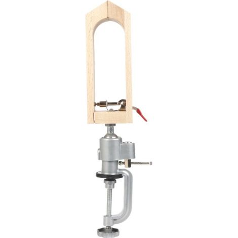 Ensemble d'outils en cuir, outils d'artisanat en cuir, pinces en cuir et pinces de travail en cuir, poignée en bois pivotante à 360 °, pratique à utiliser, pour la couture à la main (1/5)