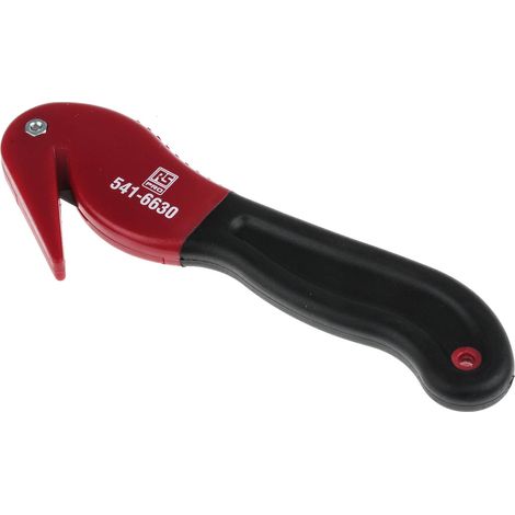 Rs Pro – Cutter coupe sangle droit 1 lame – Pour coupe nette sans éclat – Outil multifonction pour matériaux variés – Utilisation professionnelle (1/4)