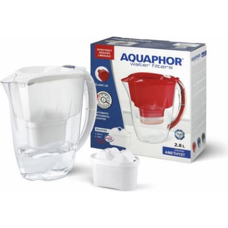 Jerrican Filtrant Améthyste - Blanc - 2.8 L - Filtre Inclus - Eau Potable (1/5)