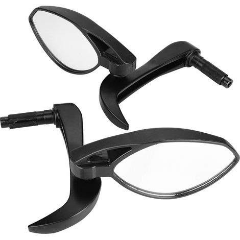 Rétroviseur universel 360° moto, miroir rond avec poignées antidérapantes, rotation complète pour guidon (1/5)