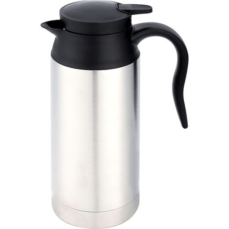 750 ml elektrischer Auto-Thermobecher aus Edelstahl, Reise-Wasserkocher (12 V) (1/5)