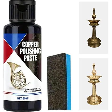 Nettoyant anti-rayures, nettoyant pour laiton, nettoyant pour bronzage et polissage pour aluminium, chrome, argenterie, montres, pièces de monnaie, appareils de cuisson (1/5)