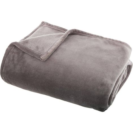 Lancio in flanella grigia 125x150cm - Atmosphera créateur d'intérieur