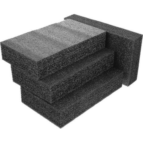 Plaques d'emballage en mousse multi-usages. adaptées au bricolage. contenant 4 pièces. (1/4)
