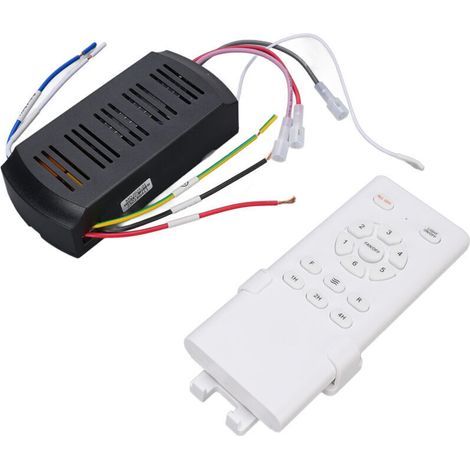 Ersatz-Fernbedienungsset für Deckenventilatoren mit Beleuchtung inklusive Batterie, funktioniert in Englisch, universell für den Haushalt geeignet (1/5)