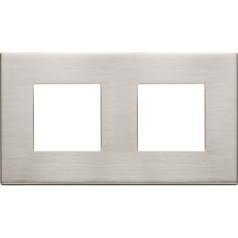 VIMAR - 22643.11 Plaque 4M (2+2)int71 nickel brossé