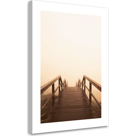 Tableau sur toile Descente vers la plage 70x100 (1/5)