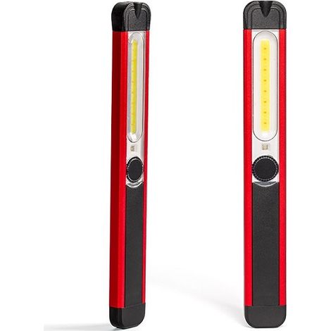 Lampe De Travail - 500 Lm - COB Et LED - Clip Magnétique - Rechargeable USB - Pour Atelier Garage Auto Camping Bricolage - 2 Pièces (1/5)