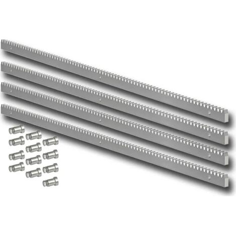 genius crémaillère en acier module 4 galvanisée 30x12 - 4 mètres - ja146 4
