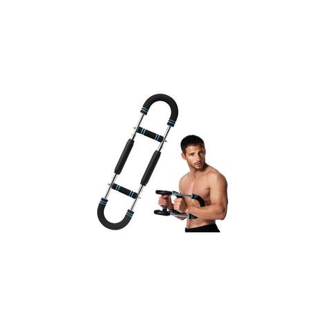 Twister Arm Trainer, équipement d'entraînement de poitrine réglable, entraîneur de force des bras amovible, résistance à ressort portable, équipement de fitness à domicile pour débutants, athlètes (1/5)