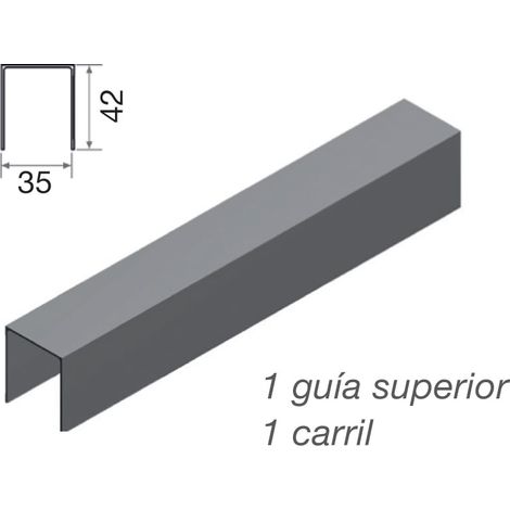 Atlantico Guia Superior Lacad.Blanco.Brillo 2m (1/3)